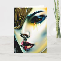Mystical Beauty Golden Vampire Goddess