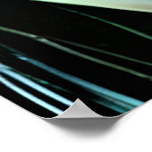 Mystical Beauty Golden Vampire Goddess Poster (Ecke)