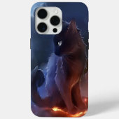 Mystical Black Cat | Handy Case Art (Rückseite)