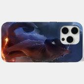 Mystical Black Cat | Handy Case Art (Rückseite (Horizontal))