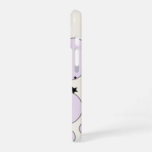 Mystical Black Cat iPhone Case - Hexliches Geschen 16 Hülle (Linke Seite)