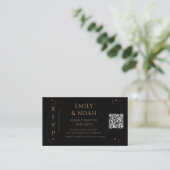 Mystical Black Gold Budget QR Code UAWG Foto Begleitkarte (Stehend Vorderseite)