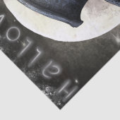 Mystical Black Raven Seidenpapier (Detail)