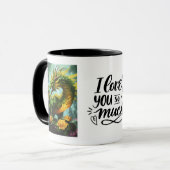 Mystical Bloom Dragon Tasse verzaubert Ihren Kaffe (Vorderseite Links)