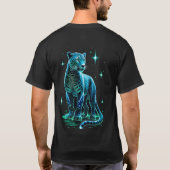 Mystical Blue Energy Jaguar T - Shirt (Rückseite)