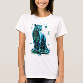 Mystical Blue Energy Jaguar T - Shirt