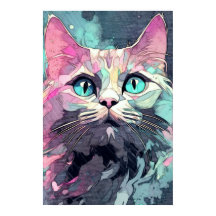 Mystical Blue Eyes Kitten | Niedliche Katze