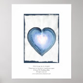 Mystical Blue Heart Poster (Vorne)