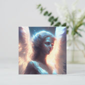 Mystical Blue Mit Augen Angel (Stehend Vorderseite)