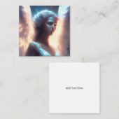 Mystical Blue Mit Augen Angel Begleitkarte (Vorne/Hinten)