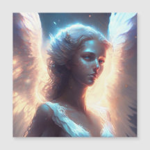 Mystical Blue Mit Augen Angel