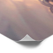 Mystical Blue Mit Augen Angel Poster (Ecke)