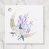 Mystical Boho Crystal Moon Wedding Geschenkanhänger (Vorderseite)