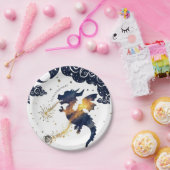 Mystical Boho Dragon Birthday Pappteller (Party)