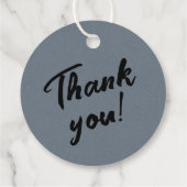 Mystical Boho Lavender Anemone Moon Geschenkanhänger (Rückseite)