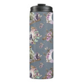 Mystical Boho Lavender Anemone Moon & Posts Thermosbecher (Vorderseite)