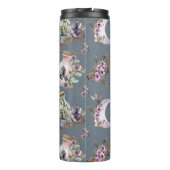 Mystical Boho Lavender Anemone Moon & Posts Thermosbecher (Rückseite)