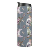 Mystical Boho Lavender Anemone Moon & Posts Thermosbecher (Nach rechts gedreht)