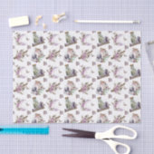 Mystical Boho Lavender Anemone Moon und Flaschen Seidenpapier (Handwerk)