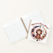 Mystical Boho Magic Brown Text auf Weiß | Notizblock (Innenseite)