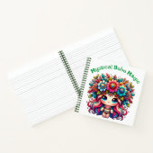 Mystical Boho Magic Green Text on White | Notizblock (Innenseite)