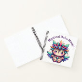 Mystical Boho Magie Lila Text auf Weiß | Notizblock (Innenseite)