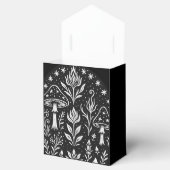 Mystical Boho Mushroom Design – Botanical Folk Art Geschenkschachtel (Geöffnet)