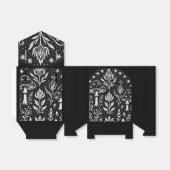 Mystical Boho Mushroom Design – Botanical Folk Art Geschenkschachtel (Ungefaltet)