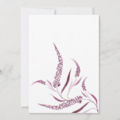 Mystical Boho Watercolor Sukkulente Hochzeit Einladung (Rückseite)