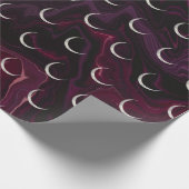 Mystical Burgundy Wrapping Paper Geschenkpapier (Ecke)