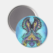 Mystical Butterfly Spirit Magnet (Vorderseite/Rückseite)