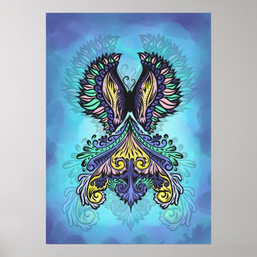Mystical Butterfly Spirit Poster (Vorne)