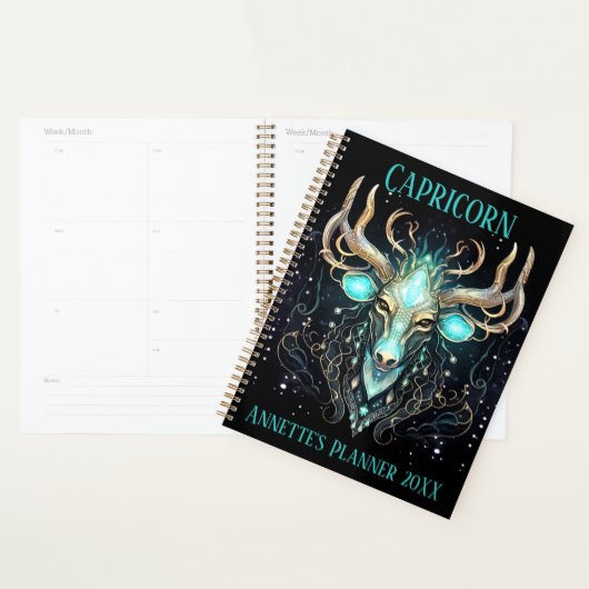 Mystical Capricorn Zodiac Artwork Planer (Anzeige)
