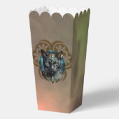 Mystical cat of Egypt, black as night,  Geschenkschachtel (Rückseite)