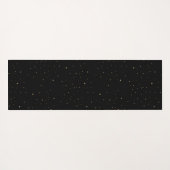 Mystical Celestial Blue Gold Yogamatte (Rückseite (Horizontal))