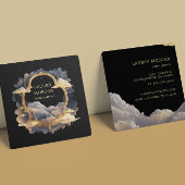 Mystical Celestial Ethereal Business Card Quadratische Visitenkarte