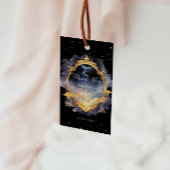 Mystical Celestial Gold Moon Wedding Vielen Dank Geschenkanhänger