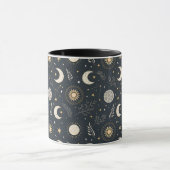 Mystical Celestial Moon Pattern Tasse (Zentrum)