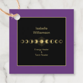 Mystical Celestial Moon Phase Amethyst Spirituell Geschenkanhänger