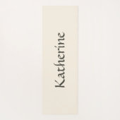 Mystical Celestial Moon Stars Pattern Custom Name Yogamatte (Rückseite)