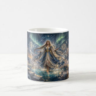 Mystical Celestial Sorceress Mug – Golden Fantasy  Kaffeetasse