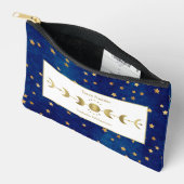 Mystical Celestial Stars Moon Phase Tarot Oracle Zubehörtasche (Offen)