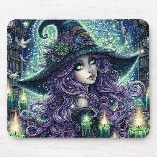 Mystical Celestial Witch Mousepad (Vorne)
