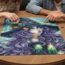 Mystical Celestial Witch Puzzle