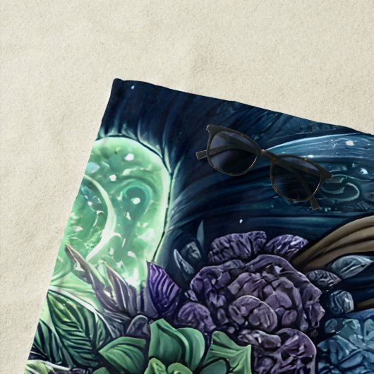 Mystical Celestial Witch Strandtuch (Beispiel)