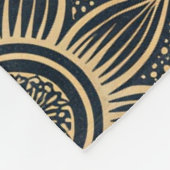Mystical Celestial Witchcraft - Gold Botanical (2) Fleecedecke (Ecke)