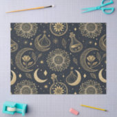 Mystical Celestial Witchcraft - Gold Botanical (2) Seidenpapier (Basteln)