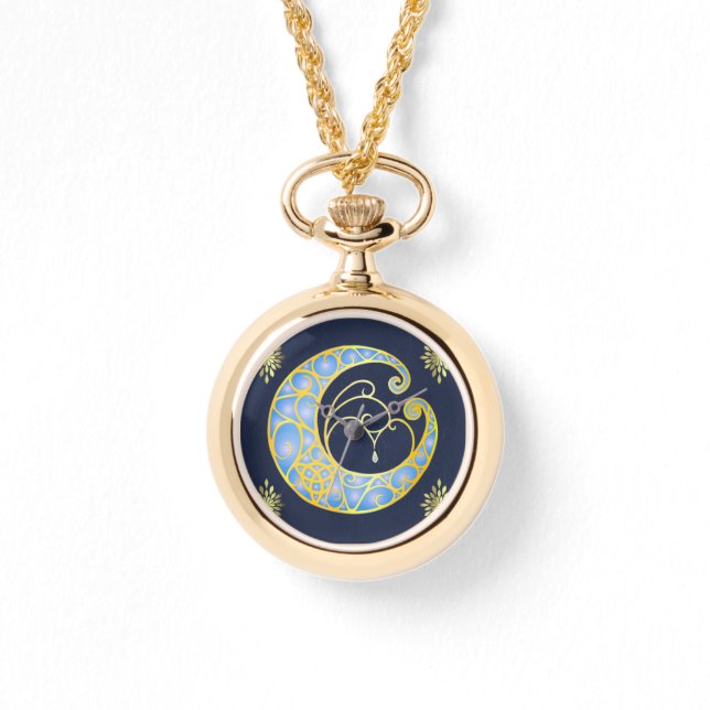 Mystical Celtic Moon Armbanduhr (Vorderseite)