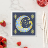 Mystical Celtic Moon Serviette (Beispiel)