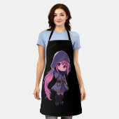 Mystical Chibi Apron – Cute Anime Style for Fantas Schürze (Getragen)